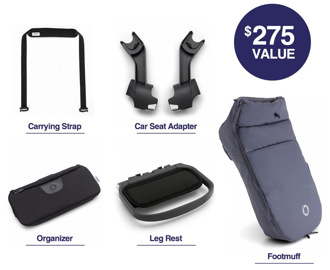 Bugaboo Ant Accessory Bundle - Steel Blue