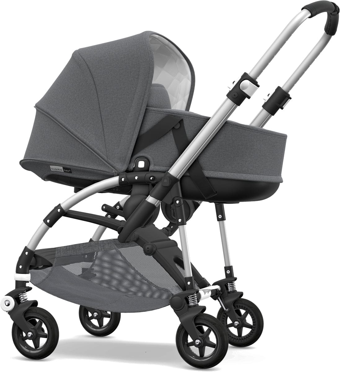 Bugaboo Bee5 Classic Bassinet Tailored Fabric Set - Grey Melange - 510228AE01