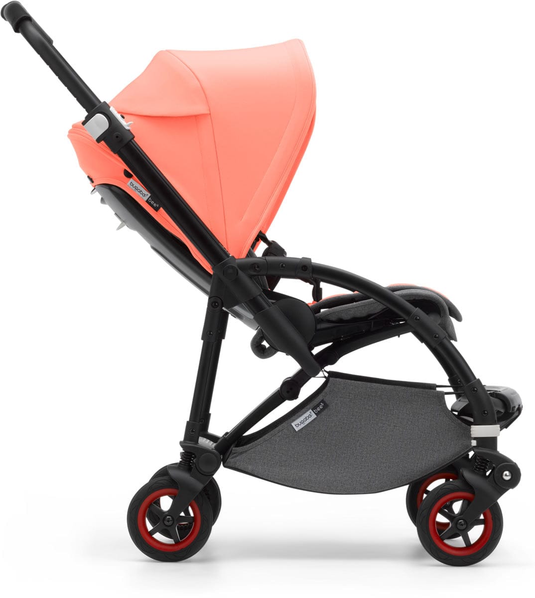 Bugaboo Bee5 Complete Compact Stroller, Limited Edition - Black/Coral - 510300ZZ01