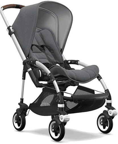Bugaboo Bee5 Complete Compact Stroller - Aluminum/Grey Melange