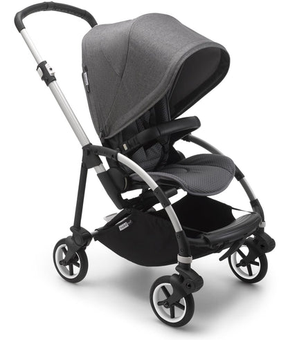 Bugaboo Bee6 Complete Stroller (One Box) - Aluminum/Grey/Grey Melange