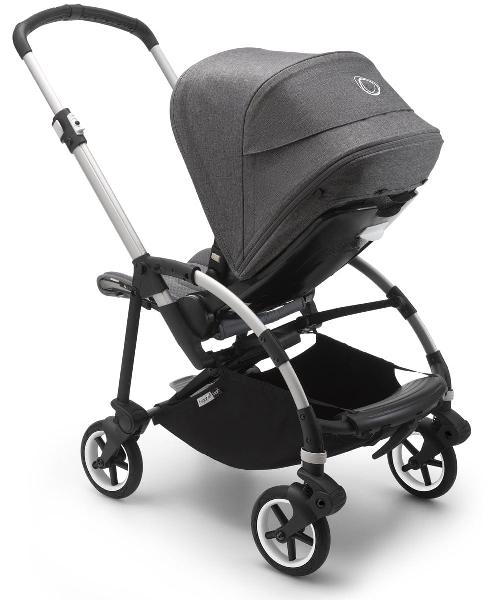 Bugaboo Bee6 Complete Stroller (One Box) - Aluminum/Grey/Grey Melange