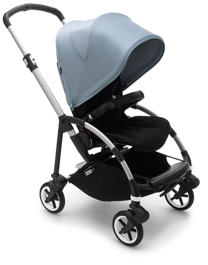 Bugaboo Bee6 Complete Stroller Bundle - Aluminum / Black / Vapor Blue