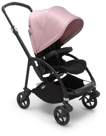 Bugaboo Bee6 Complete Stroller Bundle - Black / Black / Soft Pink