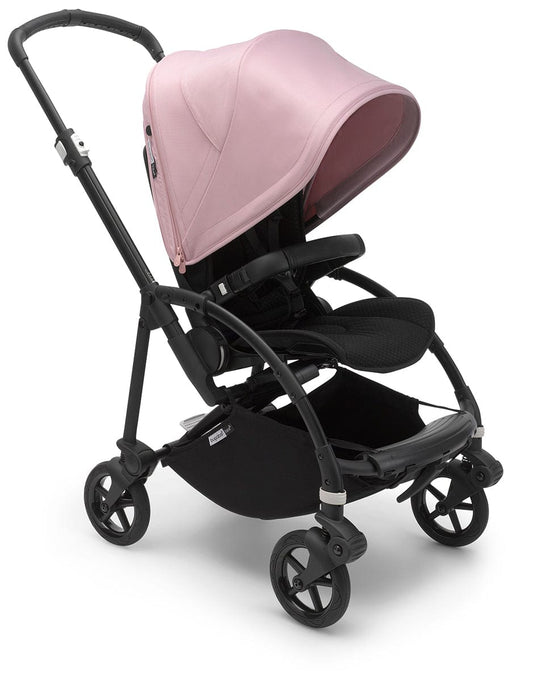 Bugaboo Bee6 Complete Stroller Bundle - Black / Black / Soft Pink