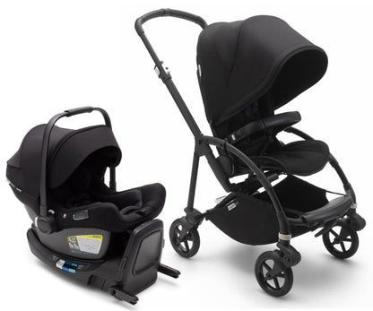 Bugaboo Bee6 + Turtle Air Travel System Bundle - Black / Black / Black / Black