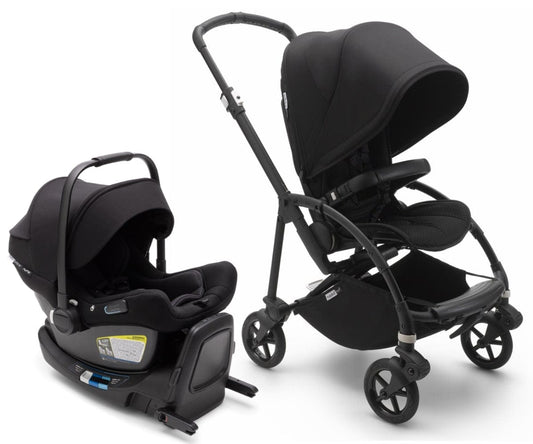 Bugaboo Bee6 + Turtle Air Travel System Bundle - Black / Black / Black / Black