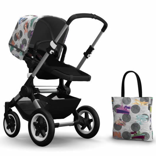 Bugaboo Buffalo Andy Warhol Accessory Pack - Transport/Dark Grey - 4301TRAN01
