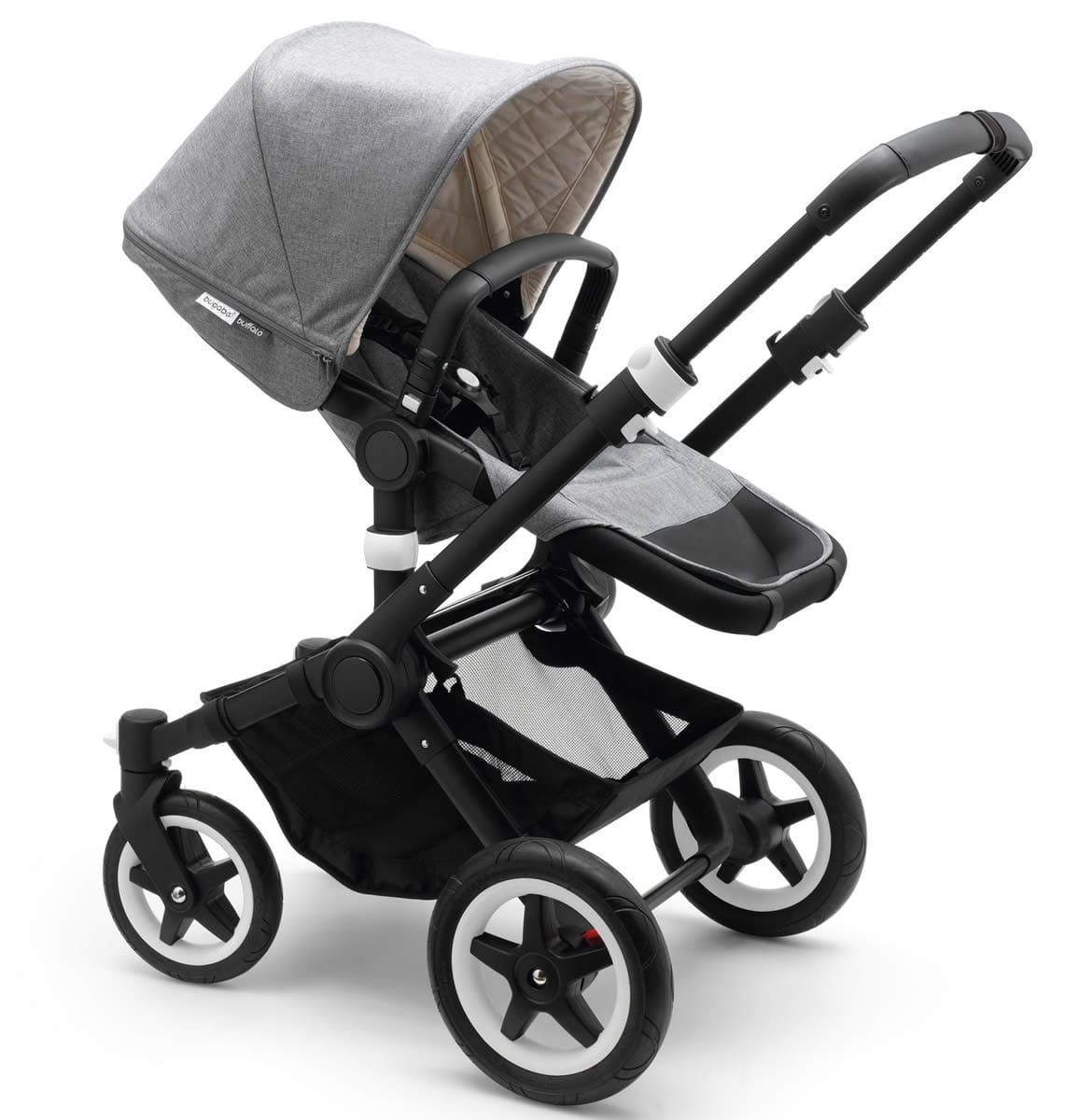 Bugaboo Buffalo Classic Plus Stroller - Grey Melange