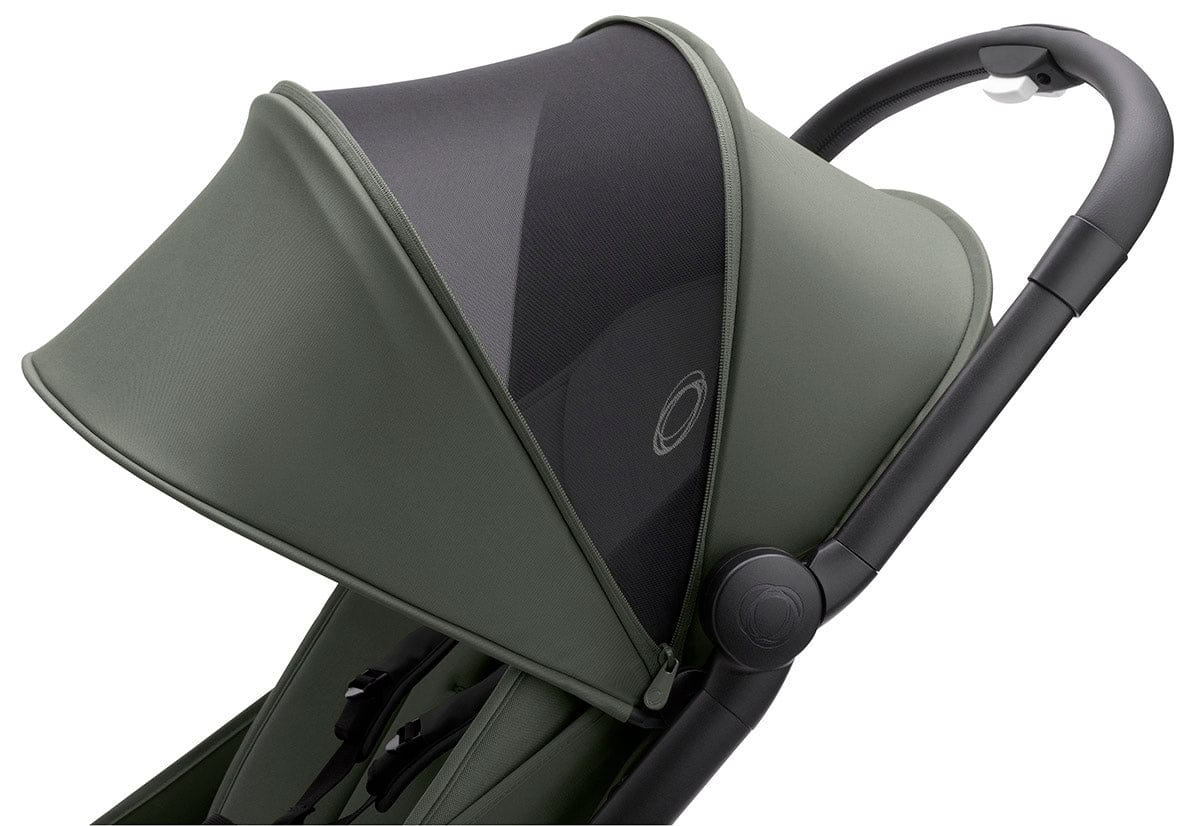 Bugaboo Butterfly 1 Complete Compact Stroller - Black / Forest Green - 100025001