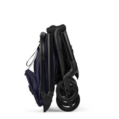 Bugaboo Butterfly 2 Complete Stroller + Travel Bag Bundle - Black / Deep Indigo / Deep Indigo - 100338039-100289002