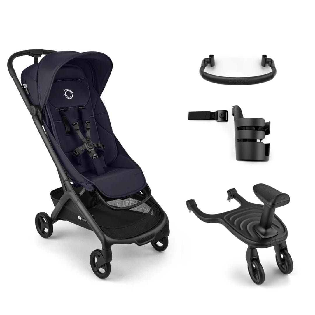 Bugaboo Butterfly 2 Plus Sibling Essentials Bundle - Deep Indigo