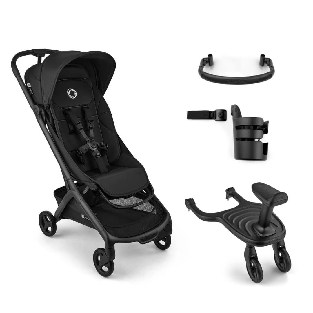 Bugaboo Butterfly 2 Plus Sibling Essentials Bundle - Heritage Black