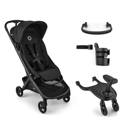 Bugaboo Butterfly 2 Plus Sibling Essentials Bundle - Heritage Black