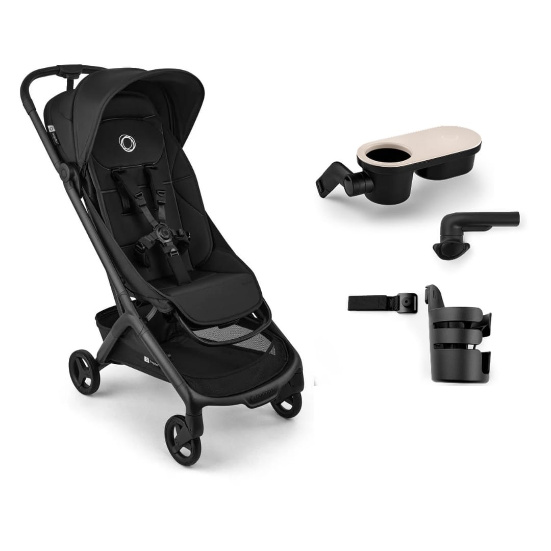 Bugaboo Butterfly 2 Plus Snack Essentials Bundle - Heritage Black