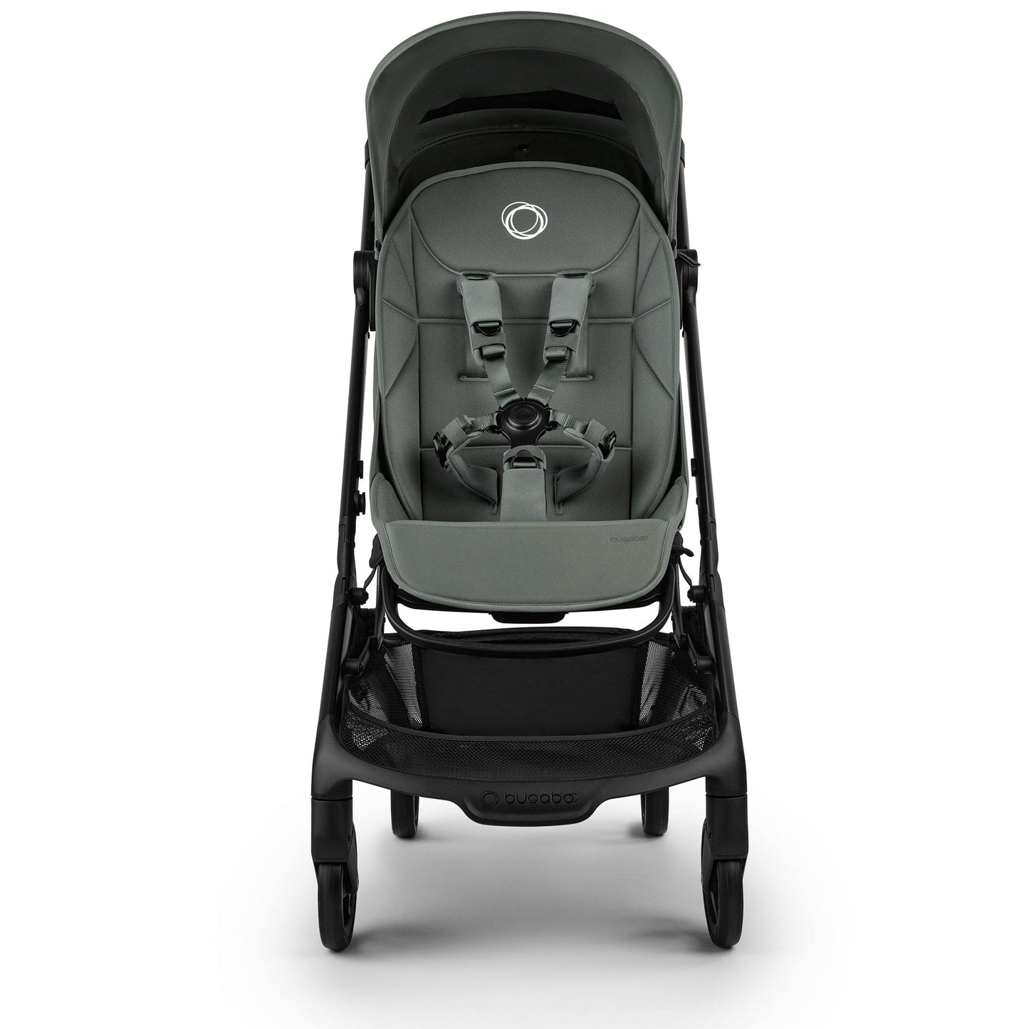 Bugaboo Butterfly 2 + Turtle Air Shield Travel System Bundle - Black / Forest Green / Forest Green / Black - 100338026-400016001