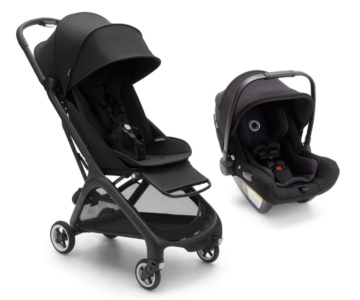 Bugaboo Butterfly + Turtle Air Travel System - Black / Midnight Black / Black - 100025011-80803ZW03-100045001