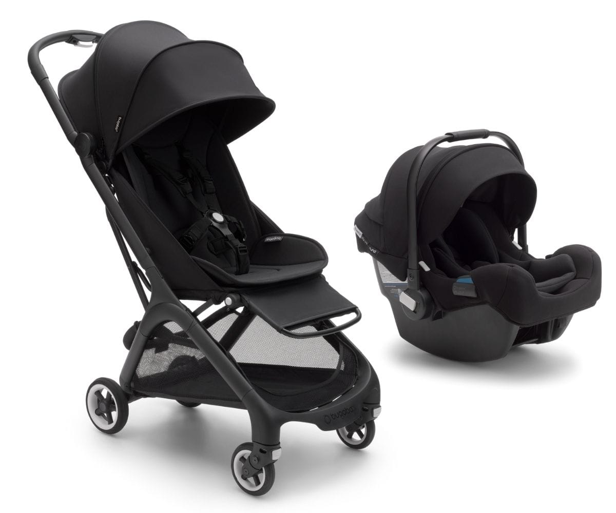Bugaboo Butterfly + Turtle One Travel System - Black / Midnight Black / Black - 100025011-81703ZW01-100045001