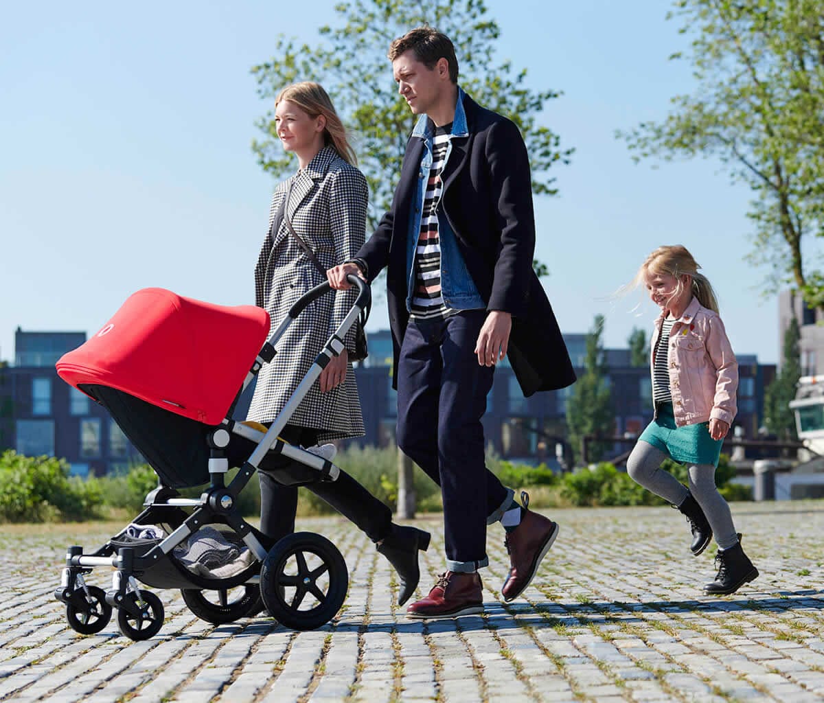 Bugaboo Cameleon 3 Plus Complete Stroller - Aluminum/Black/Neon Red