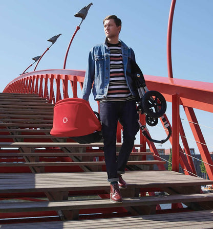 Bugaboo Cameleon 3 Plus Complete Stroller - Aluminum/Black/Neon Red