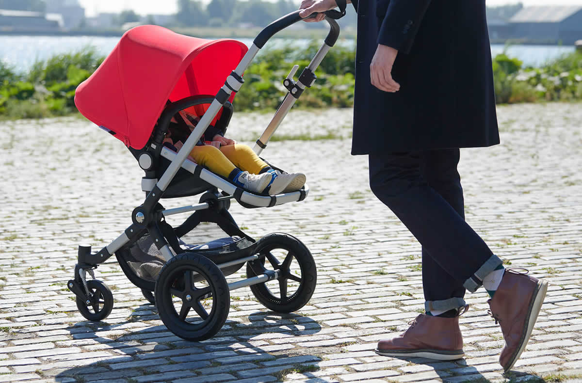 Bugaboo Cameleon 3 Plus Complete Stroller - Aluminum/Black/Neon Red