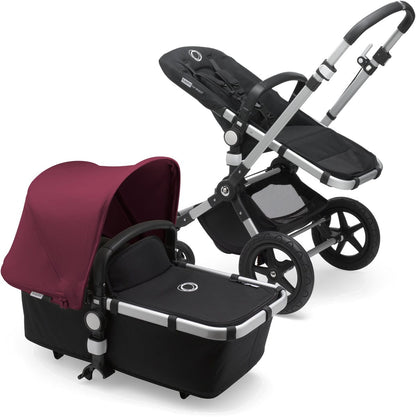 Bugaboo Cameleon 3 Plus Complete Stroller - Aluminum/Black/Ruby Red - 231155ZW01-230411RR01