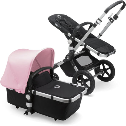 Bugaboo Cameleon 3 Plus Complete Stroller - Aluminum/Black/Soft Pink - 231155ZW01-230411SP01