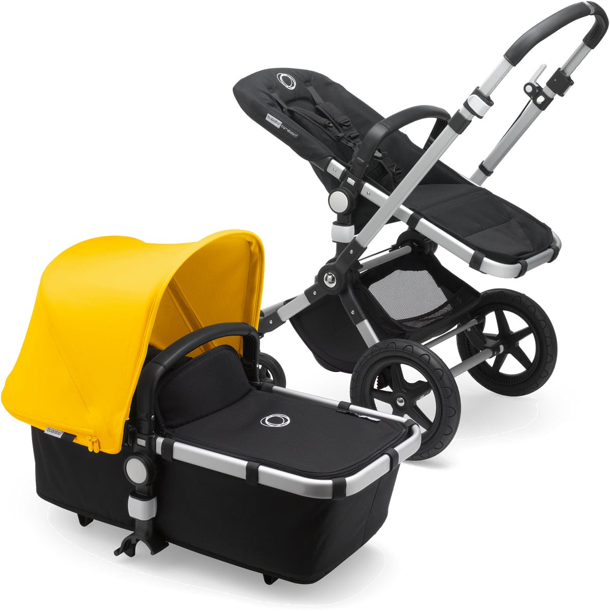 Bugaboo Cameleon 3 Plus Complete Stroller - Aluminum/Black/Sunrise Yellow