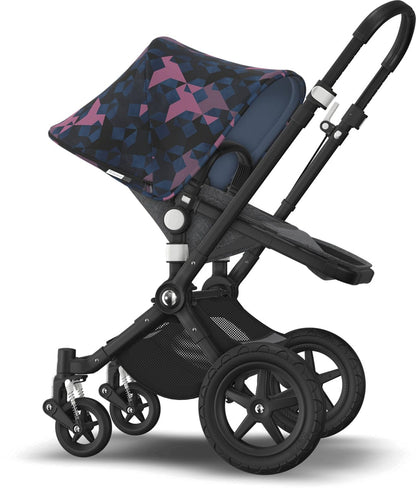 Bugaboo Cameleon 3 Plus Complete Stroller - Black/Grey Melange/Birds