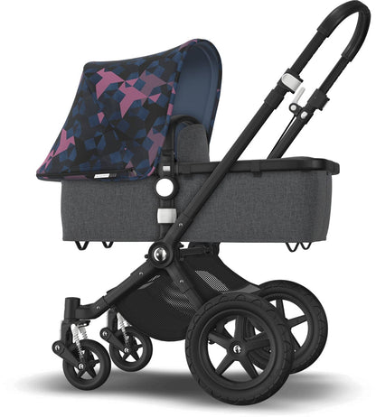 Bugaboo Cameleon 3 Plus Complete Stroller - Black/Grey Melange/Birds