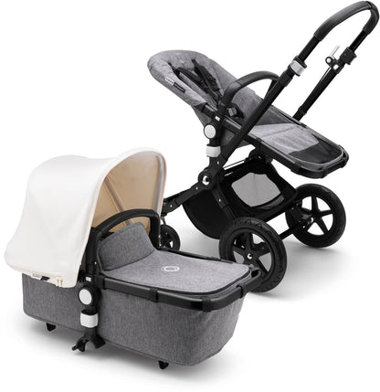 Bugaboo Cameleon 3 Plus Complete Stroller - Black/Grey Melange/Fresh White
