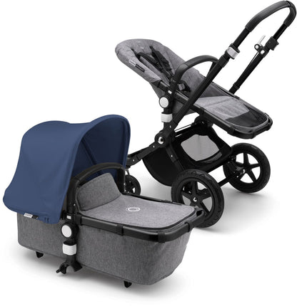 Bugaboo Cameleon 3 Plus Complete Stroller - Black/Grey Melange/Sky Blue
