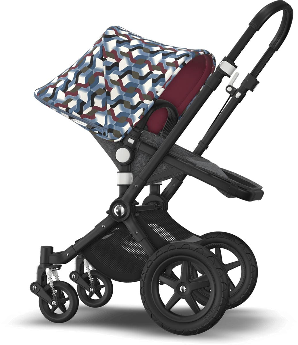 Bugaboo Cameleon 3 Plus Complete Stroller - Black/Grey Melange/Waves