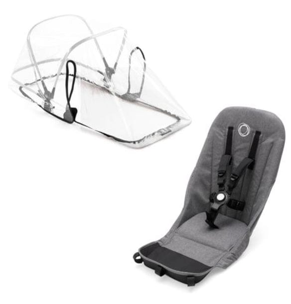 Bugaboo Donkey 2 Duo Fabric Set - Grey Melange - 180118GM02