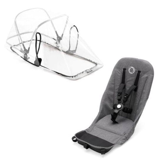 Bugaboo Donkey 2 Duo Fabric Set - Grey Melange - 180118GM02