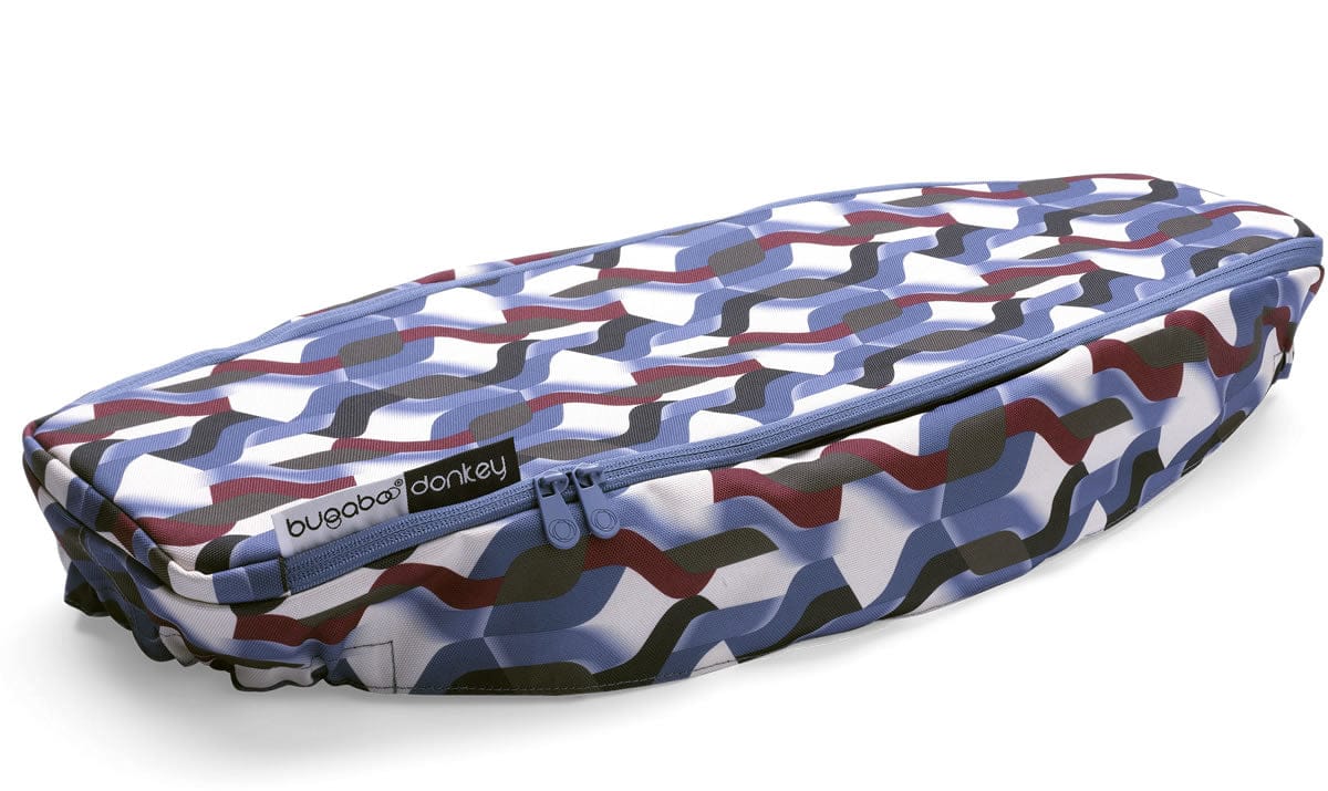 Bugaboo Donkey 2 Side Luggage Basket Cover - Waves - 180119FB01