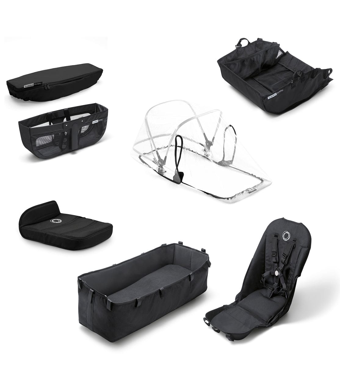 Bugaboo Donkey 2 Style Set - Black - 181121ZW01