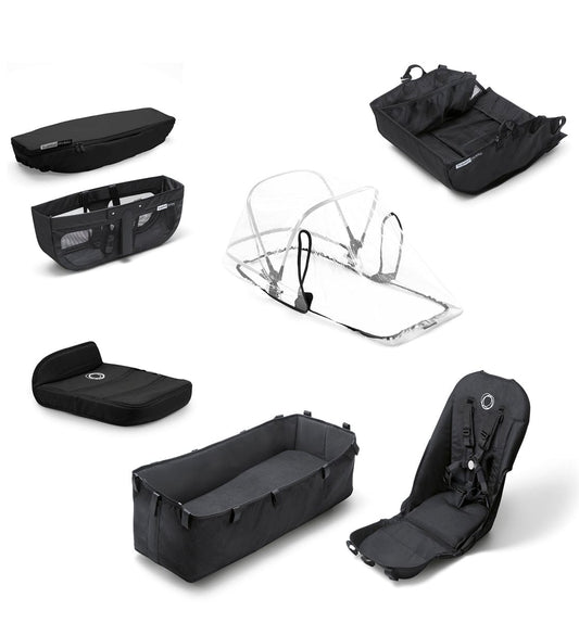 Bugaboo Donkey 2 Style Set - Black - 181121ZW01