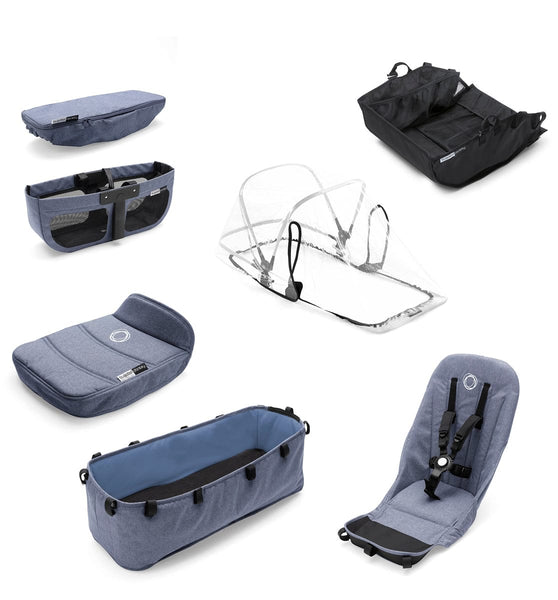 bugaboo donkey 2 grey melange Bugaboo - Donkey2 Style Set
