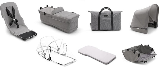 Bugaboo Donkey 2 Style Set - Mineral Light Grey - 181121AQ01