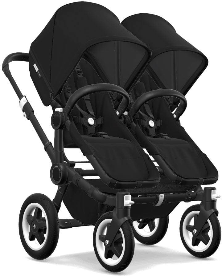 Bugaboo Donkey 2 Twin Complete Stroller Bundle - Black/Black/Black/Black - TWIN-D2-181130ZW06-BLK-1
