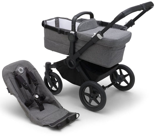 Bugaboo Donkey 5 Base - Black / Grey Melange
