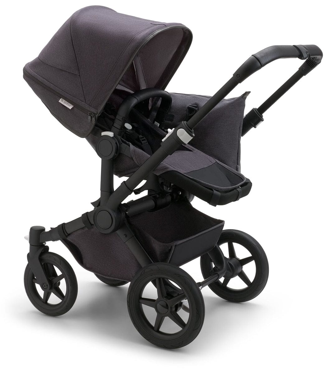 Bugaboo Donkey 5 Mono Complete Single-to-Double Stroller 2022 Mineral Black / Washed Black - 100000033