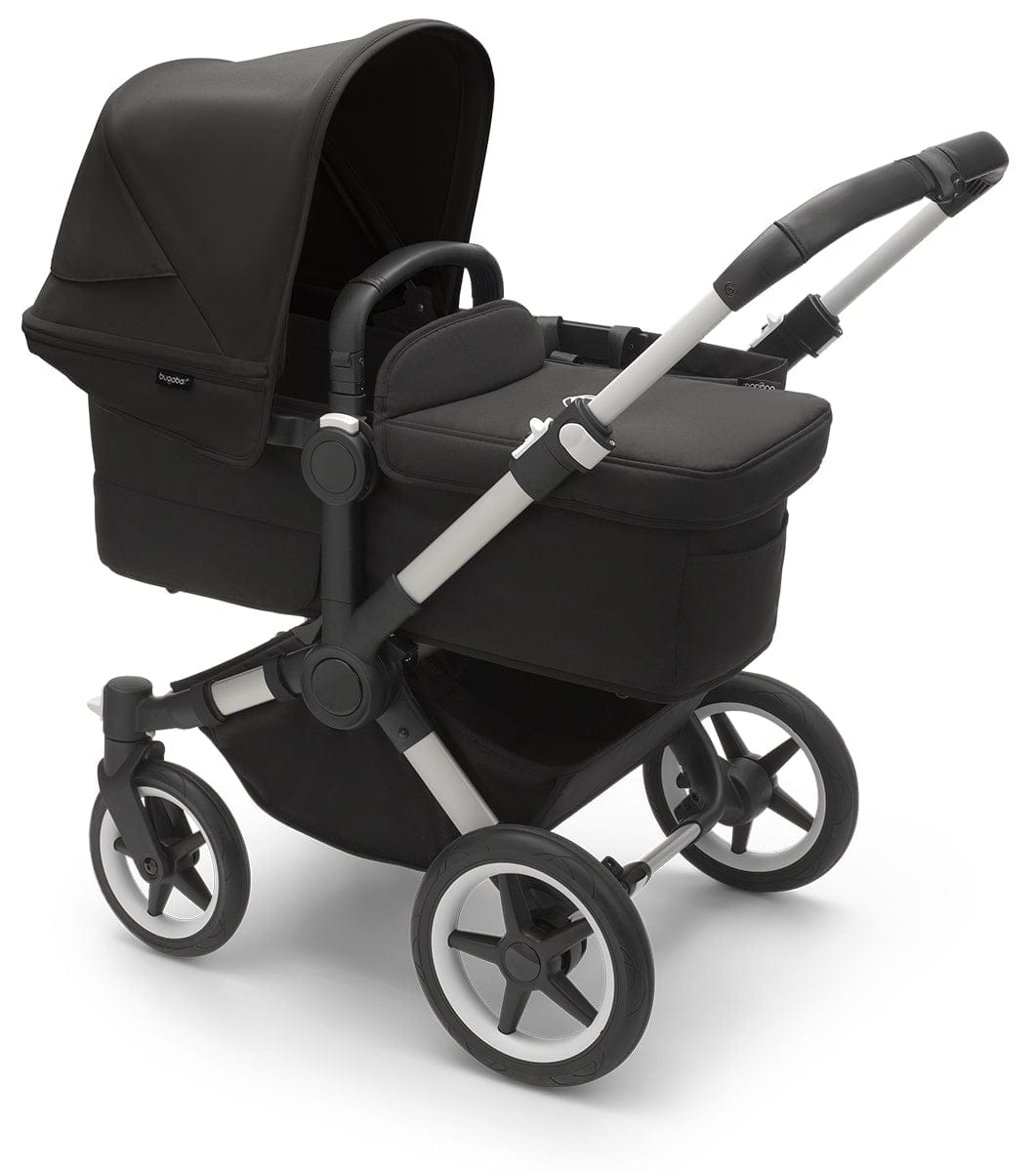 Bugaboo Donkey 5 Mono Complete Single-to-Double Stroller - Aluminum / Midnight Black / Midnight Black - 100000009