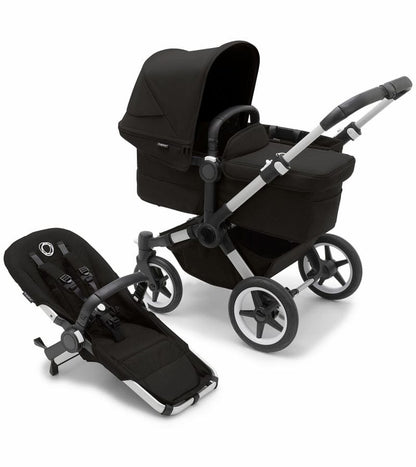 Bugaboo Donkey 5 Mono Complete Single-to-Double Stroller - Aluminum / Midnight Black / Midnight Black - 100000047