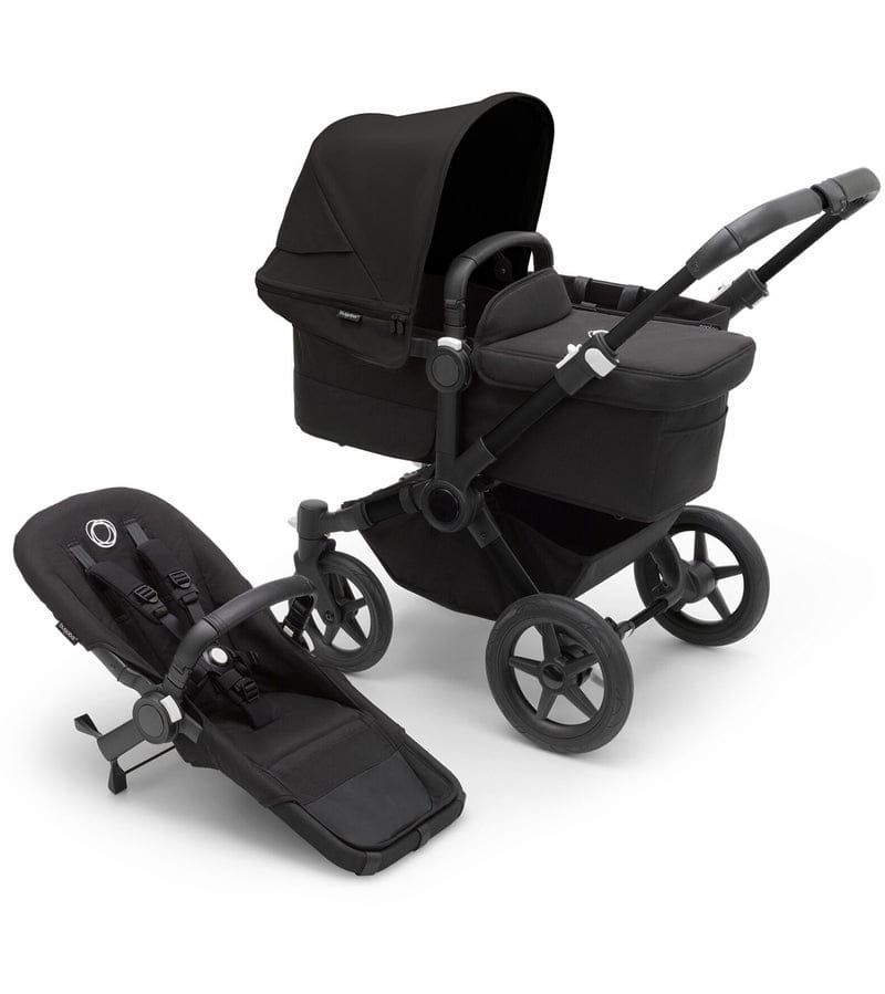 Bugaboo Donkey 5 Mono Complete Single-to-Double Stroller - Black / Midnight Black / Midnight Black - 100000053