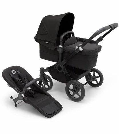 Bugaboo Donkey 5 Mono Complete Single-to-Double Stroller - Black / Midnight Black / Midnight Black - 100000053