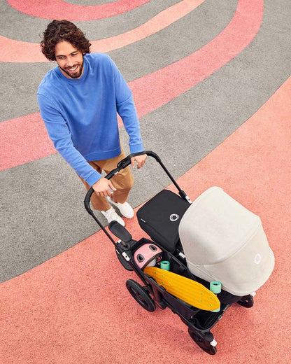 Bugaboo Donkey 5 Mono Complete Single-to-Double Stroller Bundle - Graphite / Grey Melange / Grey Melange - 100002026-100003002