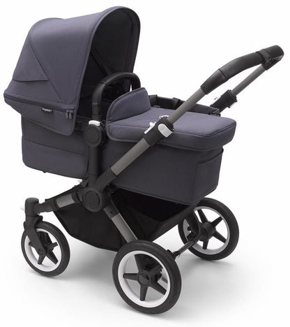 Bugaboo Donkey 5 Mono Complete Single-to-Double Stroller - Graphite / Stormy Blue / Stormy Blue - 100000048