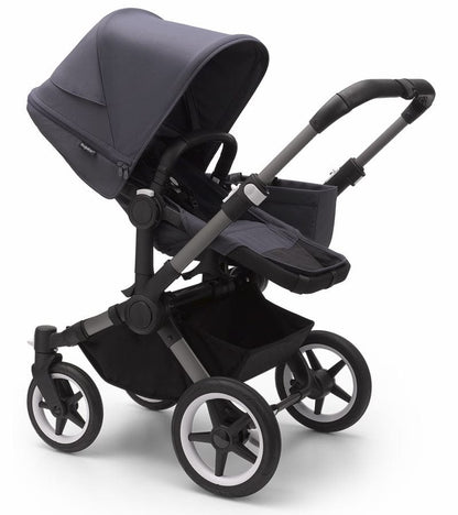 Bugaboo Donkey 5 Mono Complete Single-to-Double Stroller - Graphite / Stormy Blue / Stormy Blue - 100000048